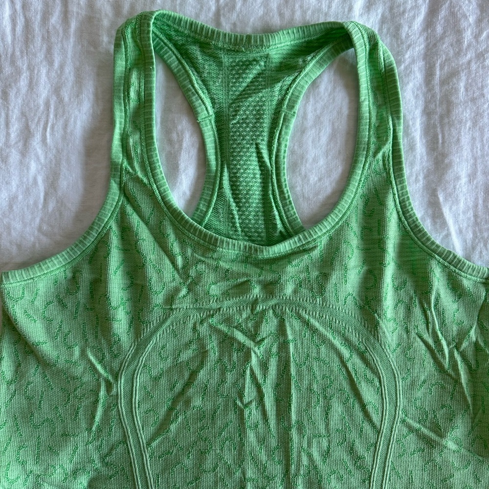 Lululemon Athletica Seawheeze Green Tank Top - Picture 2 of 7